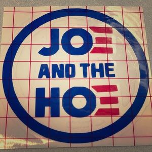 Political joe and the hoe sticker